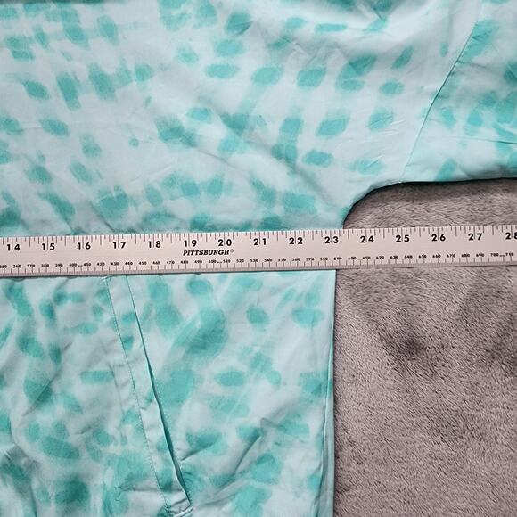 NEW Nike Jacket Womens L Blue Aqua Dri-FIT Surf 1/2 Zip Pullover Sporty Running - Picture 13 of 15